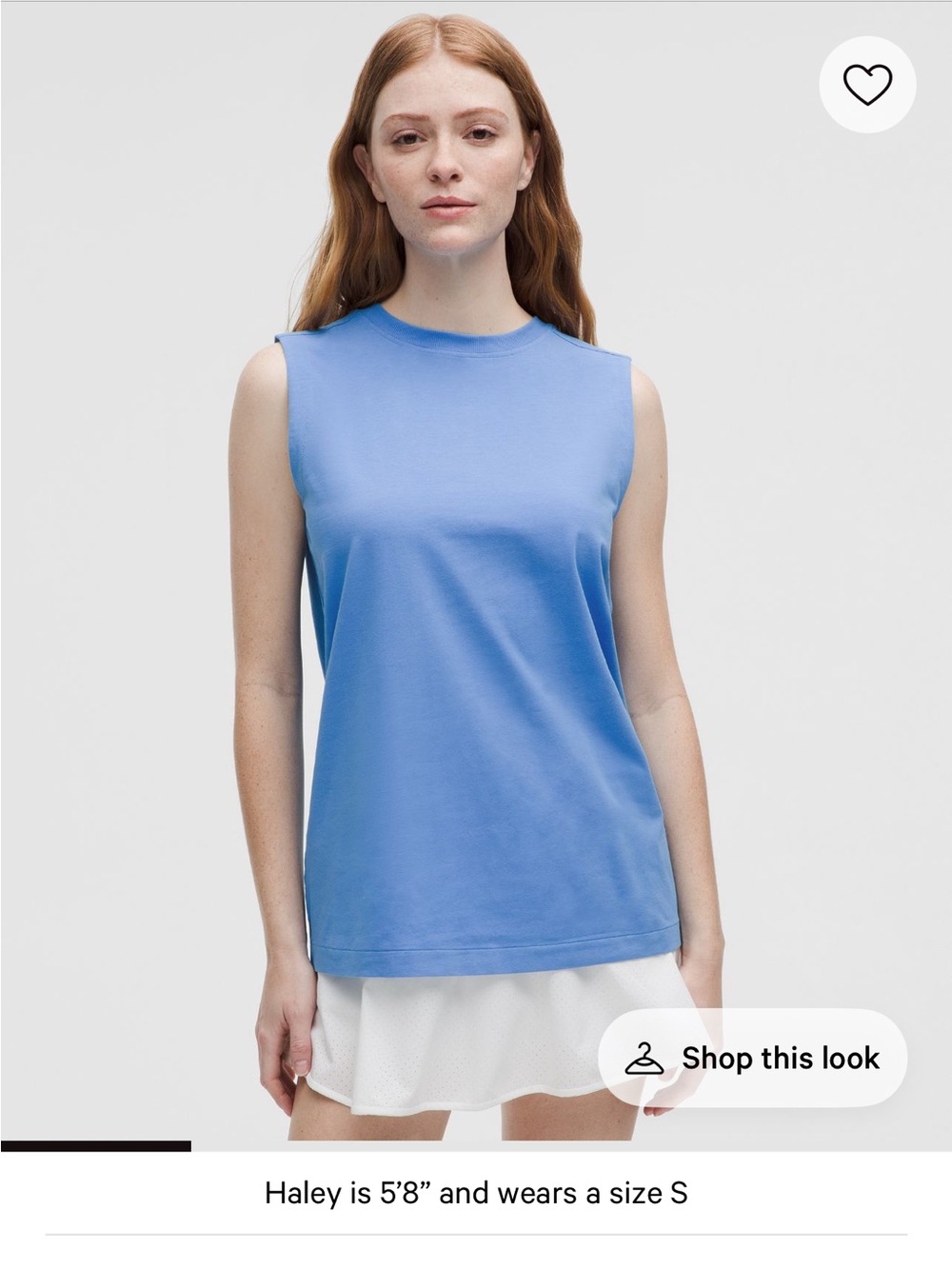 Lululemon All Yours Organic Cotton Tank